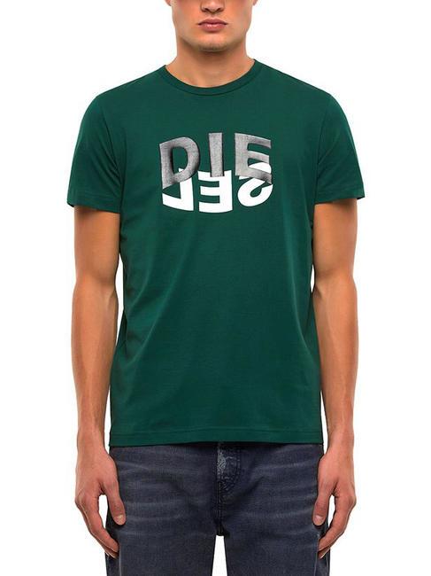 DIESEL T-DIEGOS Cotton T-shirt green - T-shirt