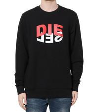 DIESEL S-GIRK Cotton crewneck sweatshirt - Sweatshirts