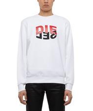 DIESEL S-GIRK Cotton crewneck sweatshirt - Sweatshirts