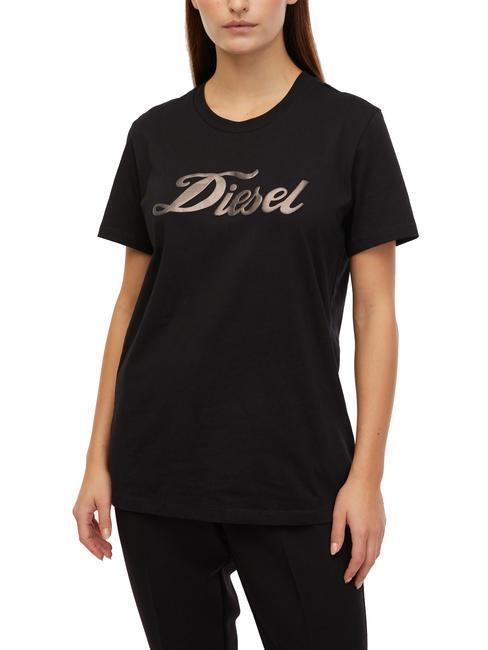 DIESEL T-SILY Cotton T-shirt black - T-shirt