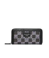 BRACCIALINI MONOGRAM Large zip around wallet black - Women’s Wallets - 1