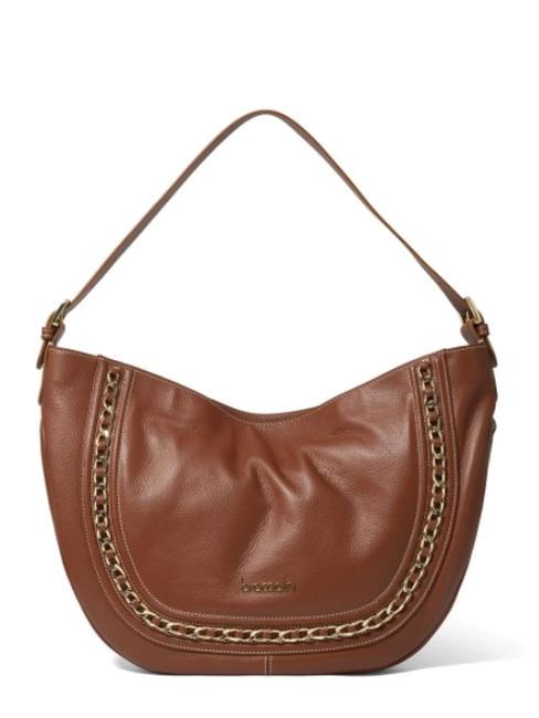 BRACCIALINI NORA Leather shoulder bag brown - Women’s Bags