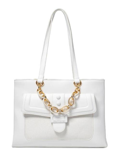 BRACCIALINI CHAIN Shoulder shopping bag white - Women’s Bags