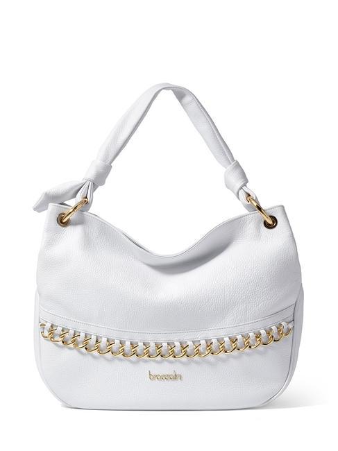 BRACCIALINI NORA Leather bag bag white - Women’s Bags