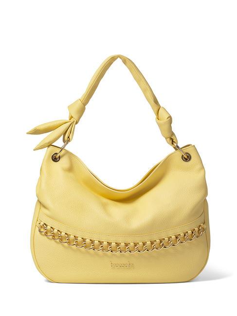 BRACCIALINI NORA Leather bag bag yellow - Women’s Bags