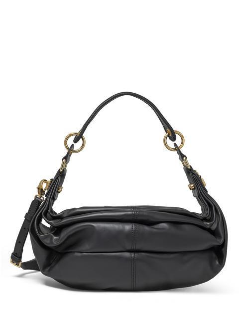BRACCIALINI MOON Leather bag with shoulder strap black - Women’s Bags
