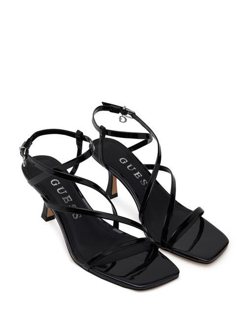 GUESS RIMILLA  High leather sandals BLACK - Women’s shoes