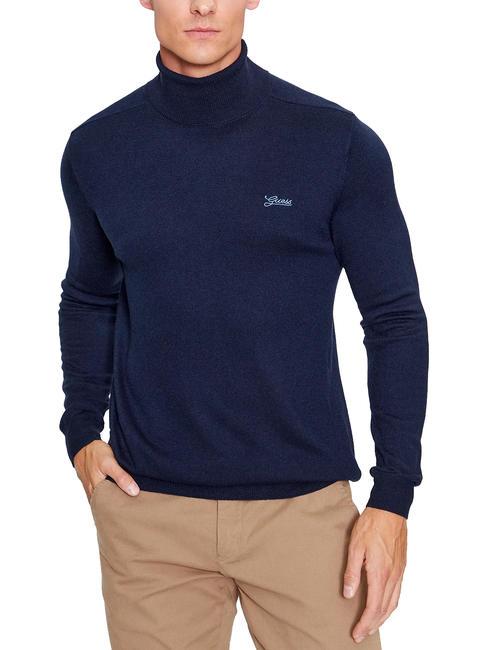 GUESS AARON Turtleneck sweater smartblue - Men's Sweaters