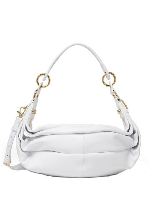 BRACCIALINI MOON Leather bag with shoulder strap white - Women’s Bags