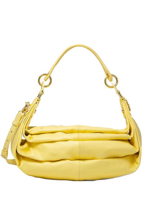 BRACCIALINI MOON Leather bag with shoulder strap yellow - Women’s Bags
