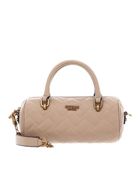 GUESS GRACELYNN Quilted trunk bag BEIGE - Women’s Bags