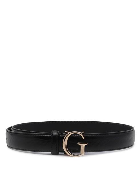 GUESS G Leather belt BLACK - Belts