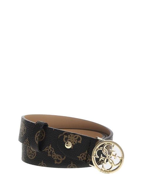 GUESS LORALEE Belt can be shortened to size vikky large roo tote bag mochalog - Belts