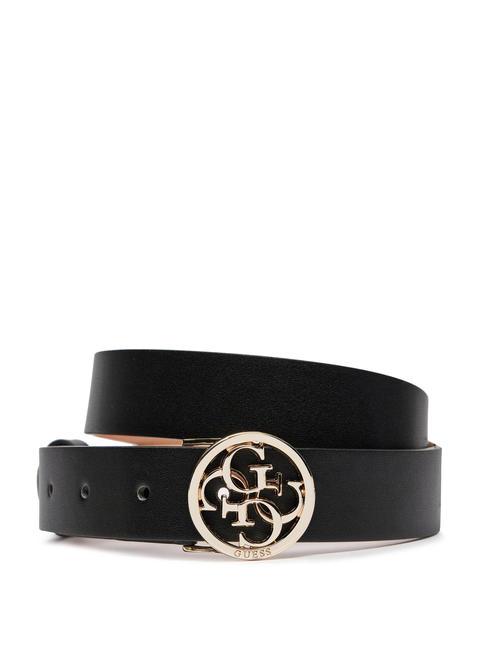GUESS SESTRI Belt can be shortened to size BLACK - Belts