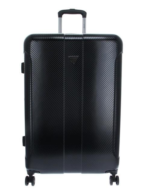 GUESS LUSTRE2 Large trolley BLACK - Rigid Trolley Cases