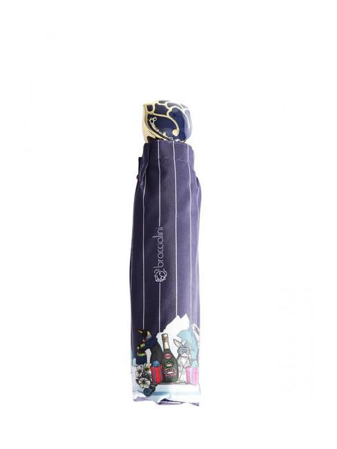 BRACCIALINI TIGER Folding umbrella blue penguins - Umbrellas