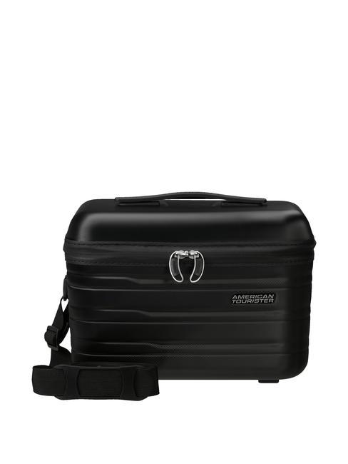 AMERICAN TOURISTER FLASHLINE Rigid beauty case with shoulder strap shadow black - Beauty Case