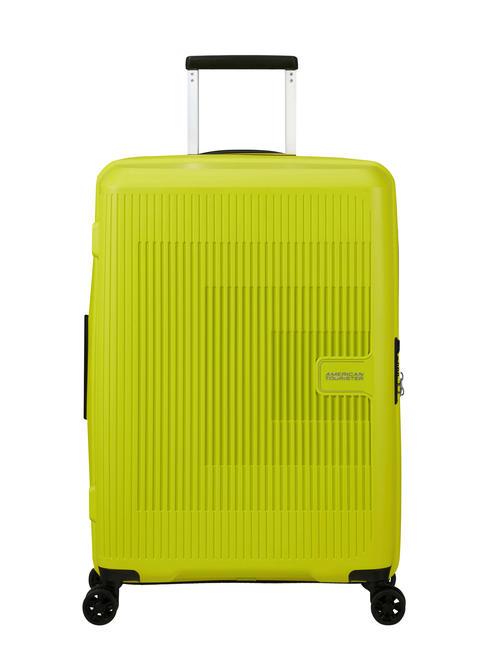 AMERICAN TOURISTER AEROSTEP Expandable medium size trolley light lime - Rigid Trolley Cases