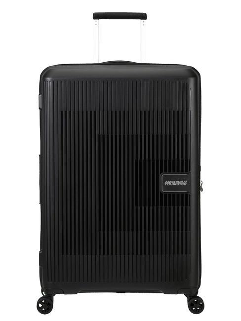 AMERICAN TOURISTER AEROSTEP Large size expandable trolley BLACK - Rigid Trolley Cases