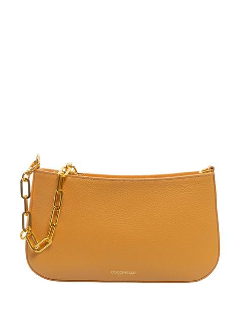COCCINELLE LILY  Handbag with chain handle apricot - Women’s Bags