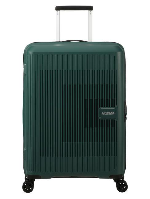 AMERICAN TOURISTER AEROSTEP Expandable medium size trolley dark forest - Rigid Trolley Cases