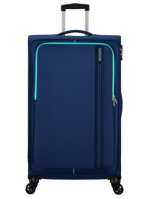 AMERICAN TOURISTER SEA SEEKER Extra-large size trolley COMBAT NAVY - Semi-rigid Trolley Cases