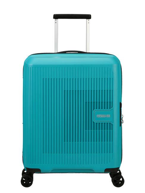 AMERICAN TOURISTER AEROSTEP Expandable hand luggage trolley turquoise tonic - Hand luggage