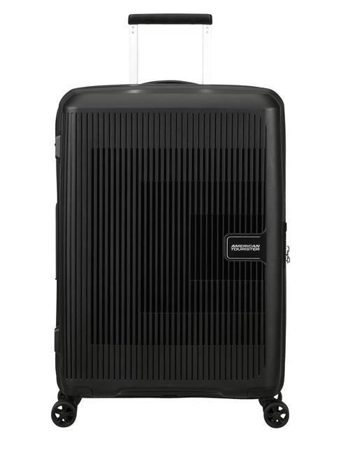 AMERICAN TOURISTER AEROSTEP Expandable medium size trolley BLACK - Rigid Trolley Cases