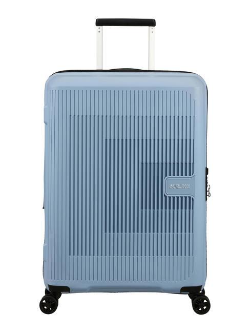 AMERICAN TOURISTER AEROSTEP Expandable medium size trolley soho grey - Rigid Trolley Cases