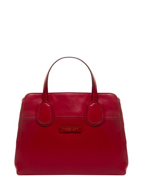 THE BRIDGE ELETTRA Leather handbag berry abb. gold - Women’s Bags