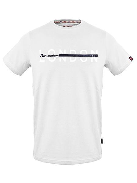 AQUASCUTUM LONDON Cotton T-shirt white - T-shirt