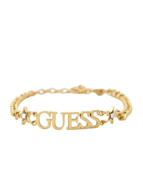 GUESS A STAR IS BORN Bracelet with star and chain gold - Bracelets