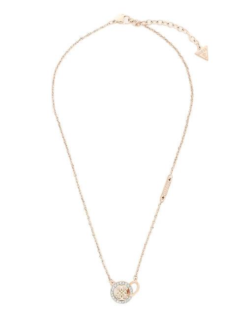 GUESS EMBRACE Necklace with charm ROSE GOLD - Necklaces