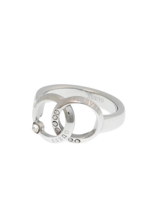 GUESS FOREVER LINKS Ring with crystals SILVER - Rings