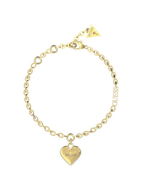 GUESS FALLING IN LOVE Bracelet with heart yellow gold - Bracelets