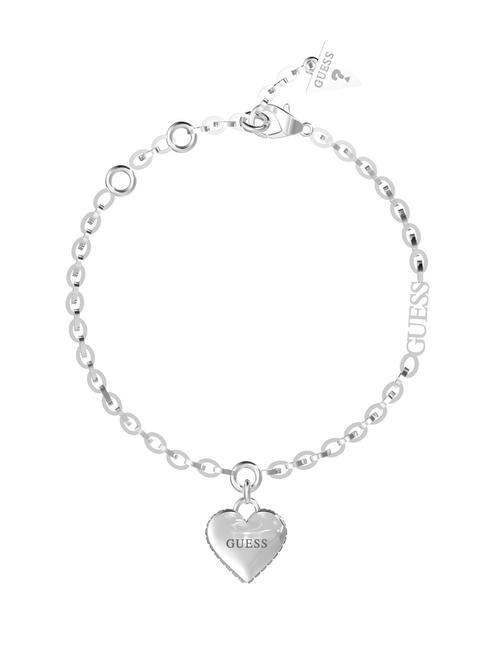 GUESS FALLING IN LOVE Bracelet with heart SILVER - Bracelets