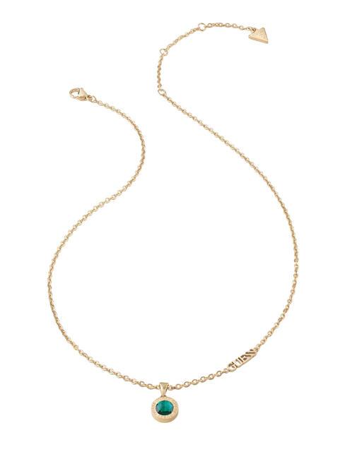 GUESS COLOR MY DAY Necklace yellow gold/emerald - Necklaces