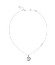 GUESS 4G LOGO Necklace with charm rhodium/black - Necklaces - 1