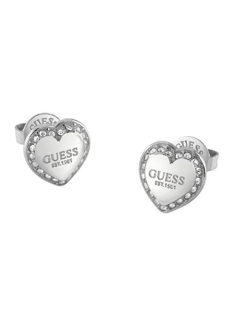 GUESS FINE HEART Earrings SILVER - Earrings