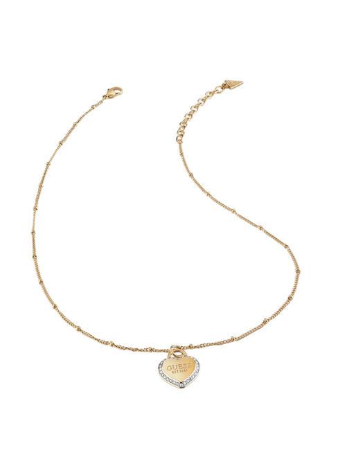 GUESS FINE HEART Necklace with charm yellow gold - Necklaces