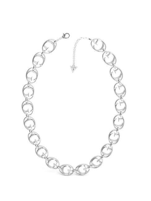 GUESS MULTI CHAIN Steel necklace SILVER - Necklaces