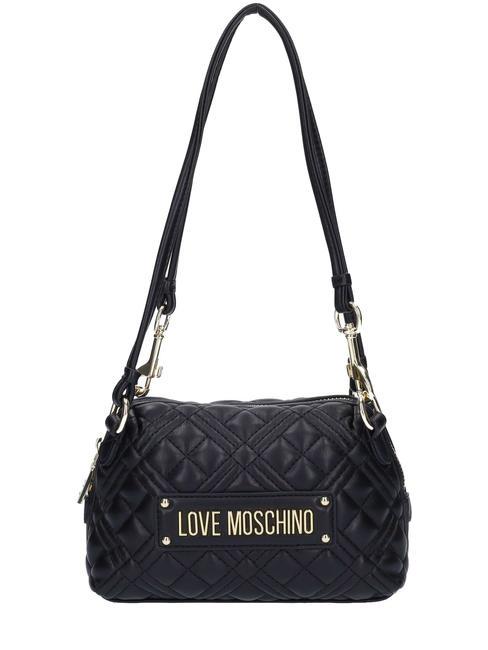 LOVE MOSCHINO QUILTED Micro shoulder bag Black - Women’s Bags