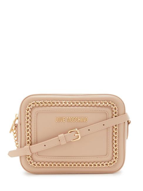 LOVE MOSCHINO METALLIC CHAIN Small shoulder bag naked - Women’s Bags