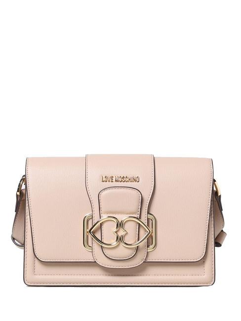 LOVE MOSCHINO DOUBLE HEART shoulder bag naked - Women’s Bags