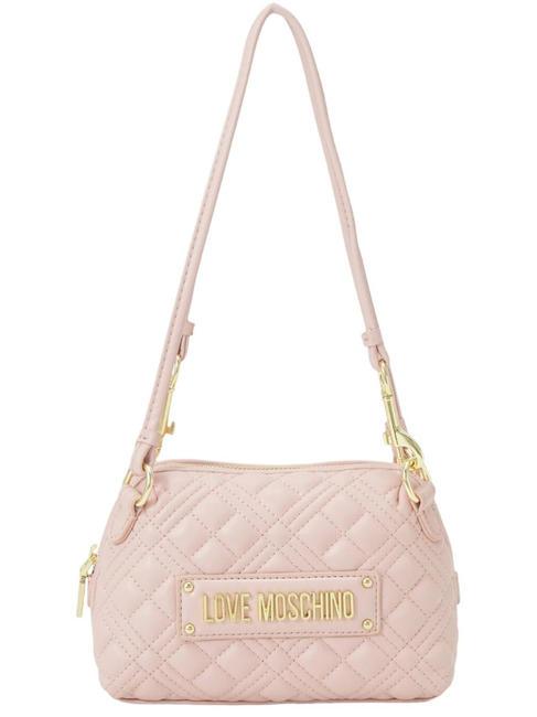 LOVE MOSCHINO QUILTED Micro shoulder bag face powder - Women’s Bags