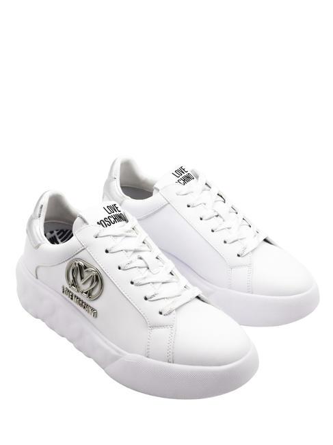 LOVE MOSCHINO HEART45 Sneakers white/lamarg - Women’s shoes