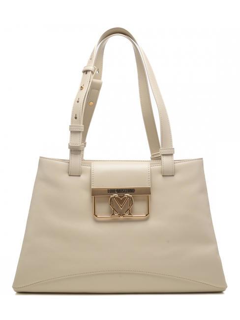 LOVE MOSCHINO SHOPPING Shoulder bag ivory - Women’s Bags