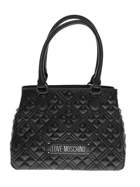 LOVE MOSCHINO QUILTED Hand bag with shoulder strap Black - Women’s Bags