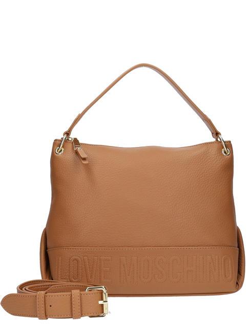 LOVE MOSCHINO HOBO Hand bag, with shoulder strap camel - Women’s Bags