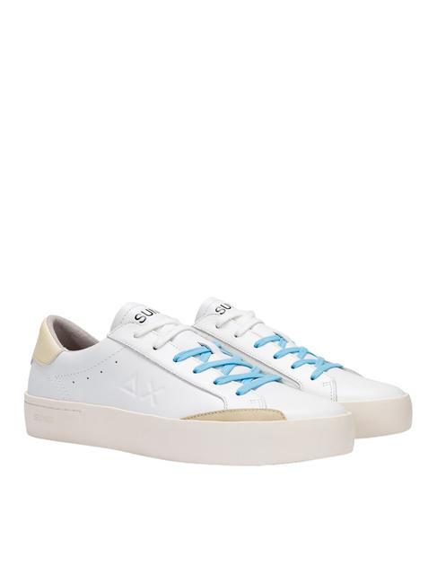 SUN68 STREET LEATHER Sneakers white/creamy white - Men’s shoes